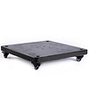 Tierra Outdoor 90kg zwart gepolijst graniet en verrijdbare parasolvoet voor free arm parasols