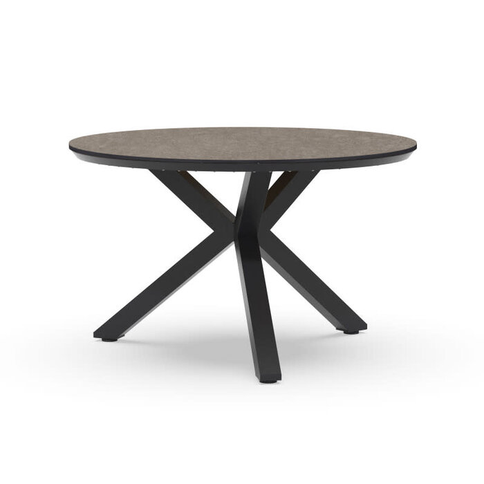 Tierra Outdoor Tierra Outdoor Orbital Dining Table 120cm round Grey - Trespa HPL top -