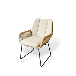 Hamilton Bay Outdoor Hamilton Bay Jazz Dining Chair sit cushion natural included