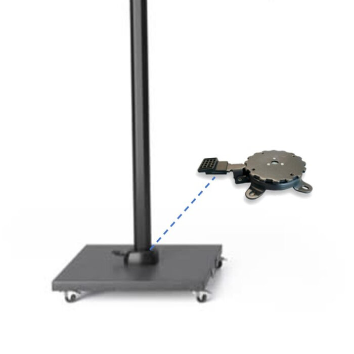 Hamilton Bay Outdoor Platinum turning base draaivoet v. Challenger / solarflex / Voyager / Falcon