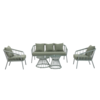 Hamilton bay OASIS  loungeset 5delig Emerald groen