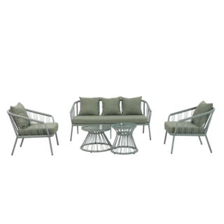 Hamilton Bay Outdoor Hamilton bay OASIS  loungeset 5delig Emerald groen