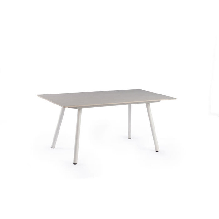 Tierra Outdoor Tierra Outdoor NATAL lounge dining table Dekton Marmorio, Creme White Frame 150*80*h66 , art.TO-5663