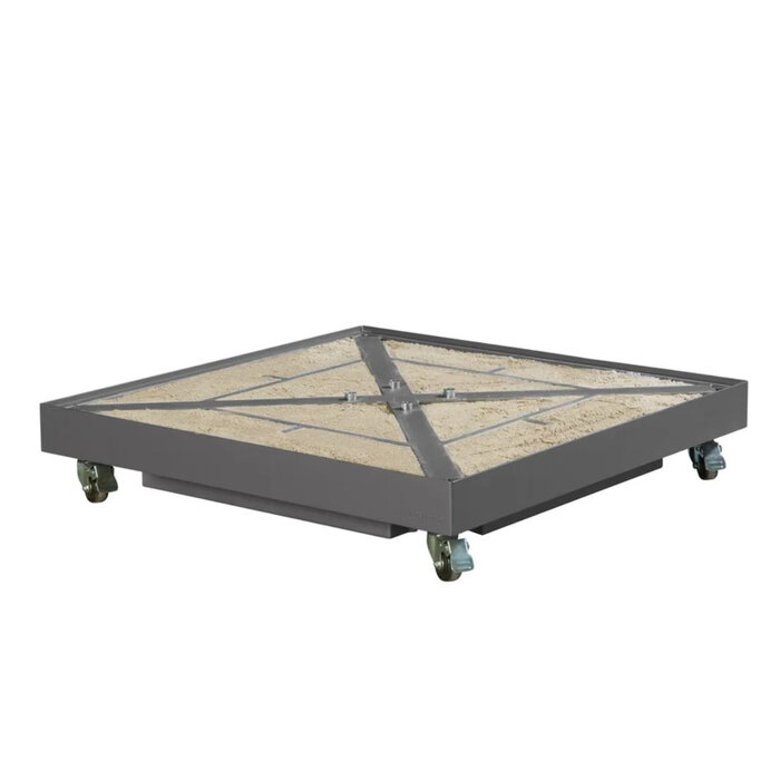 Platinum Parasolvoet Ceramica Grijs voor zweefparasol (vulbaar tot 90kg) art.6104