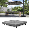 Parasolvoet Ceramica Grijs voor zweefparasol (vulbaar tot 90kg) art.6104