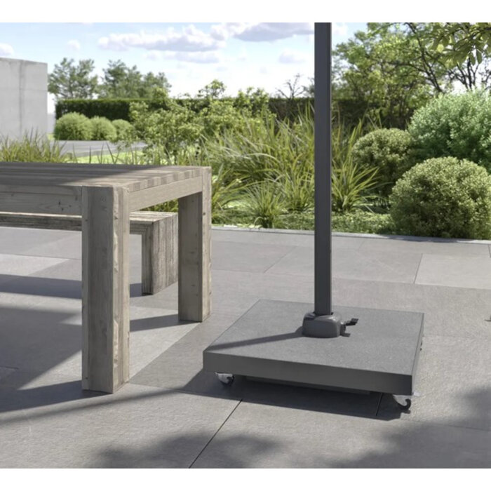 Platinum Parasolvoet Ceramica Grijs voor zweefparasol (vulbaar tot 90kg) art.6104