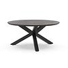 Tierra Outdoor Omnigo Dining Tafel 150cm rond Grijs frame -Forest Grey Trespa HPL - TO-6484