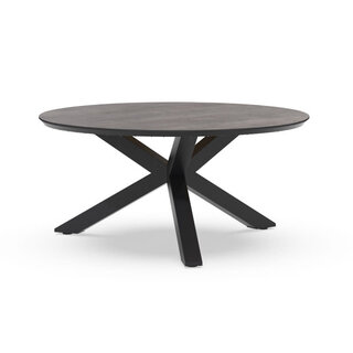 Tierra Outdoor Tierra Outdoor Omnigo Dining Table 150cmround Grey -Forest Grey Trespa HPL - TO-6484