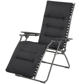 Lafuma Relaxchair EVOLUTION BE COMFORT ACIER GRIJS met donkergrijs frame