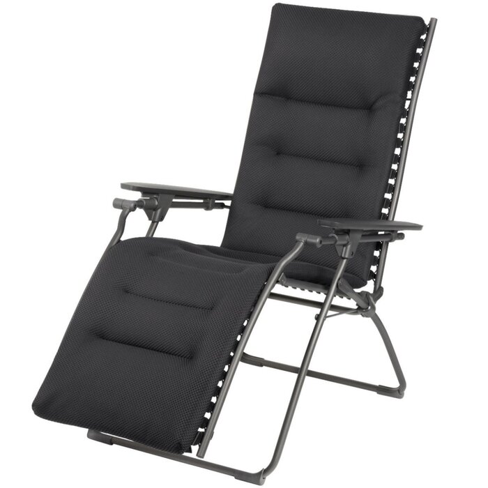 Lafuma Relaxchair EVOLUTION BE COMFORT ACIER GRIJS With dark grey frame
