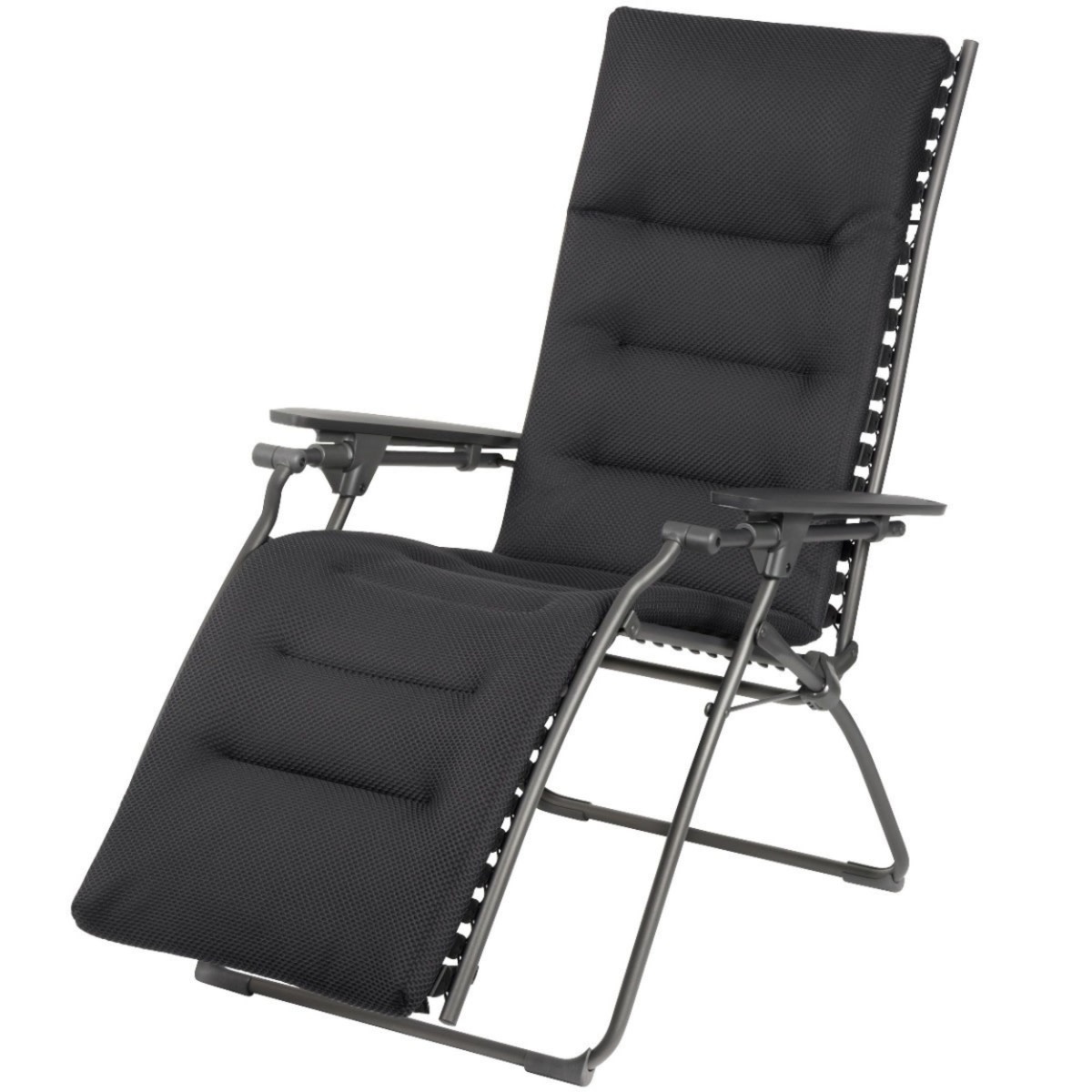 Lafuma Relaxchair EVOLUTION BE COMFORT ACIER GRIJS With dark grey frame