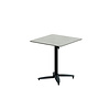 Higold BLOOM Bistro Table 60x60cm with flip function Charcoal grey with HPL top