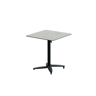 Higold Higold BLOOM Bistro Table 60x60cm with flip function Charcoal grey with HPL top