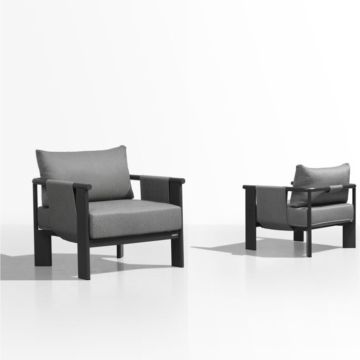 Higold Higold LIGO 4-piece 3-SEATER sofa set 212cm charcoal Gray