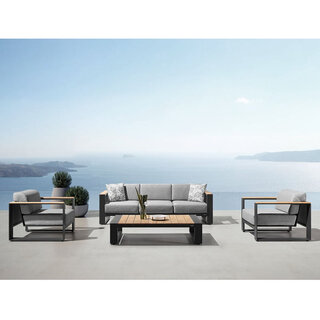 Higold Higold CAMBUSA 4-delig 3-SEATER sofa set 220cm charcoal Grey