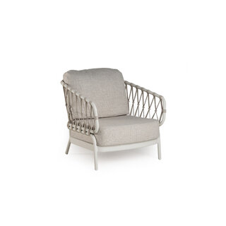 Tierra Outdoor Tierra Outdoor Natal Lounge Chair Creme White -Dove cushions - TO-7415