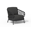 Tierra Outdoor Natal Lounge Stoel Grey -Stone Grey kussens - TO-7746