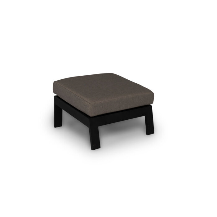 Tierra Outdoor Tierra Outdoor Queens Lounge Hocker Grey -Charcoal Grey cushions - TO-6718