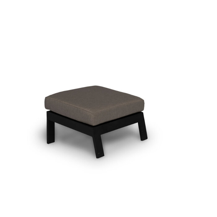Tierra Outdoor Tierra Outdoor Queens Lounge Hocker Grey -Charcoal Grey cushions - TO-6718