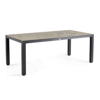 Tierra Outdoor Tierra Outdoor Briga Table Grey frame - Dekton Gk07 CEPPO top -