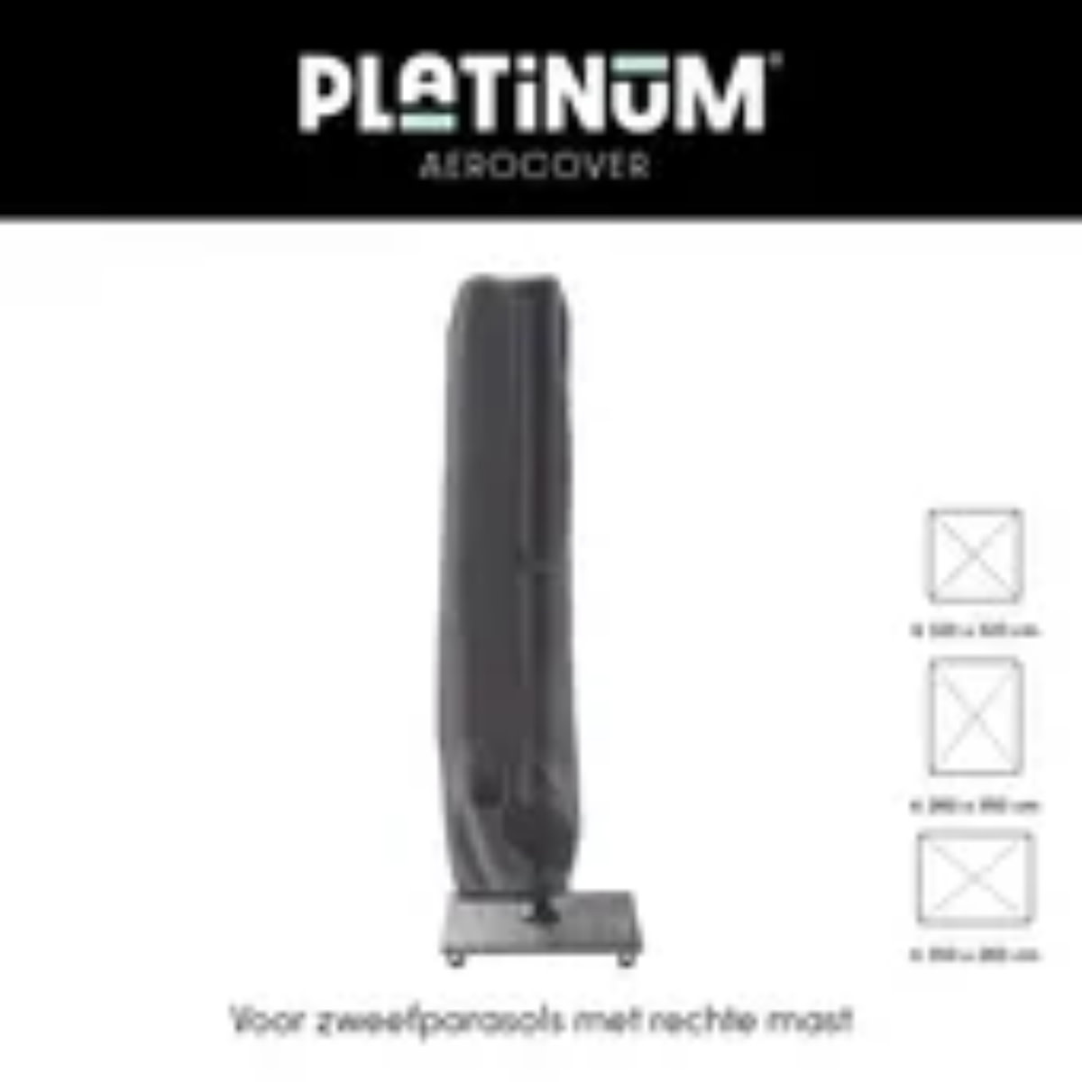 Platinum Aerocover Free-arm parasol cover H260x55/60 art.7973