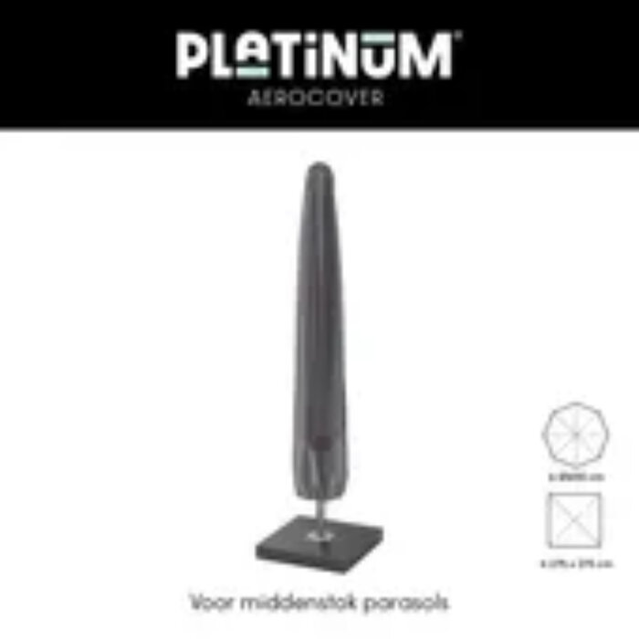 Platinum Aerocover Center pole parasol cover H215x30/40 art.7984