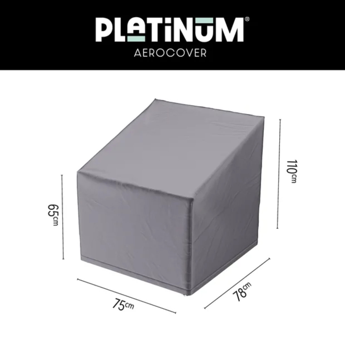 Platinum Aerocover Lounge chair HB XL cover 75x78x65/110 art.7966