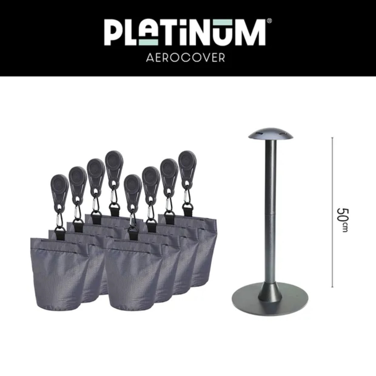 Platinum Aerocover Cover support pole set 7810