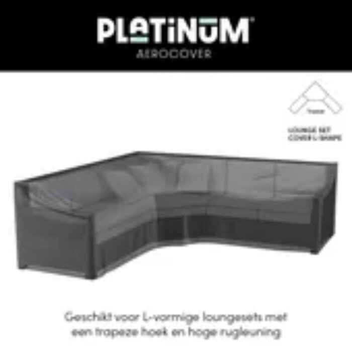 Platinum  Aerocover Lounge cover L/Trapeze 300x300x90xH65/90 HB art.7957