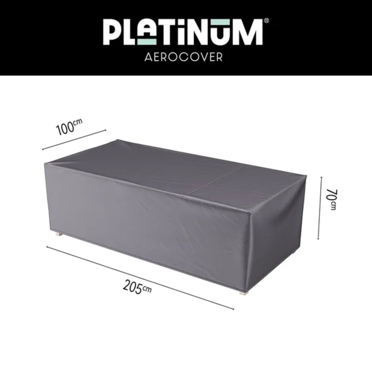 Platinum Aerocover Lounge bench cover 205x100xH70 art.7961