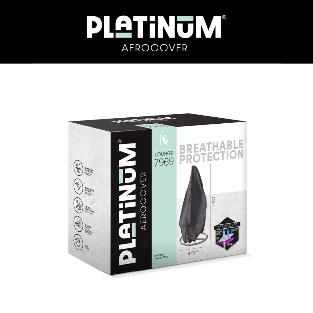 Platinum Aerocover Hangchair cover 100x200 round art.7969