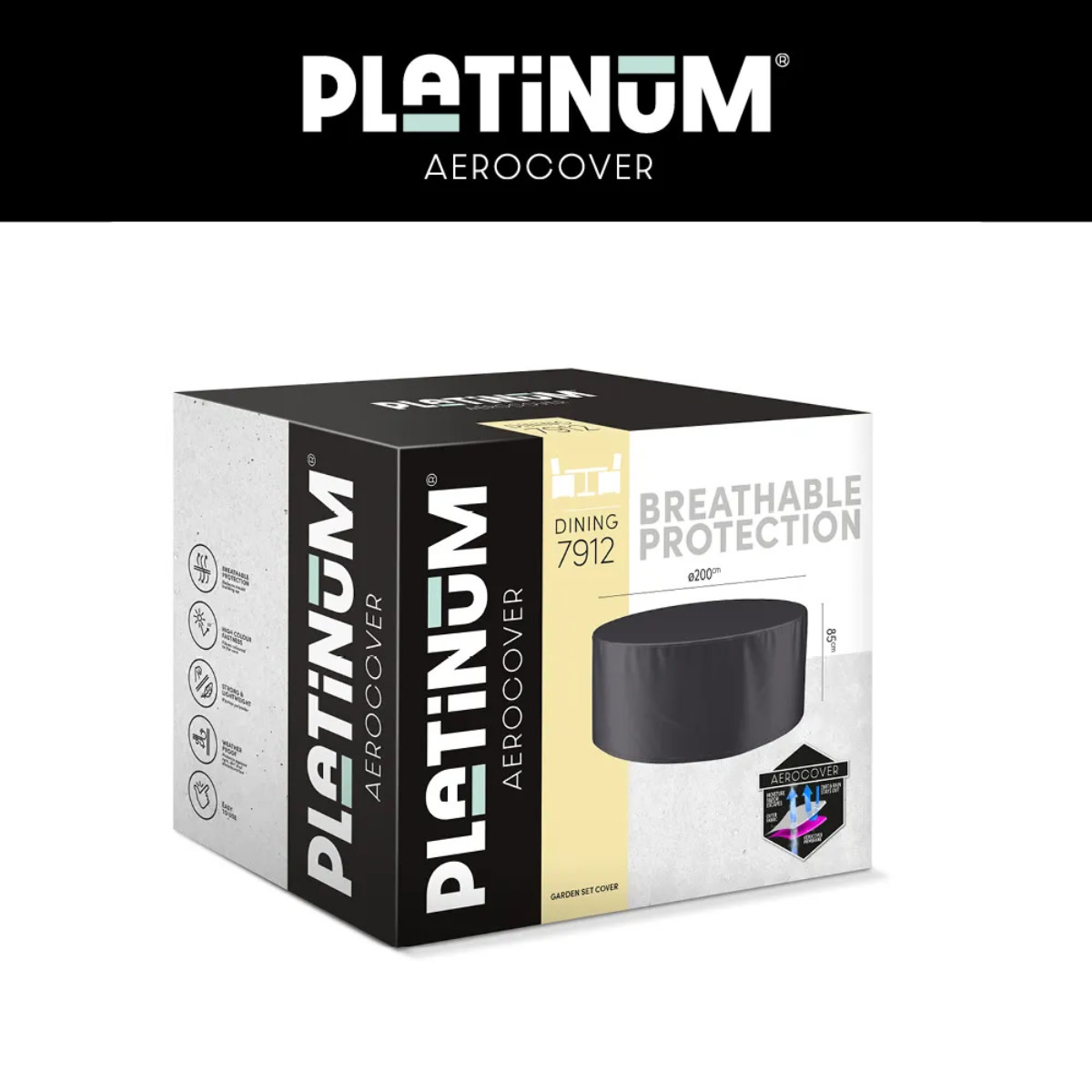 Platinum Aerocover tuinmeubelhoes rond 200xH85 art.7912