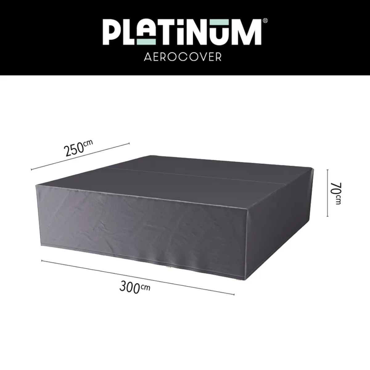 Platinum  Aerocover Loungesethoes 300x250xH70 art. 7939