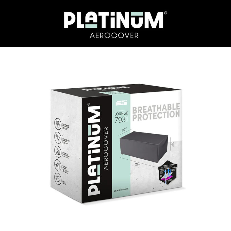 Platinum Aerocover Lounge bench cover 170x100xH70 art.7931