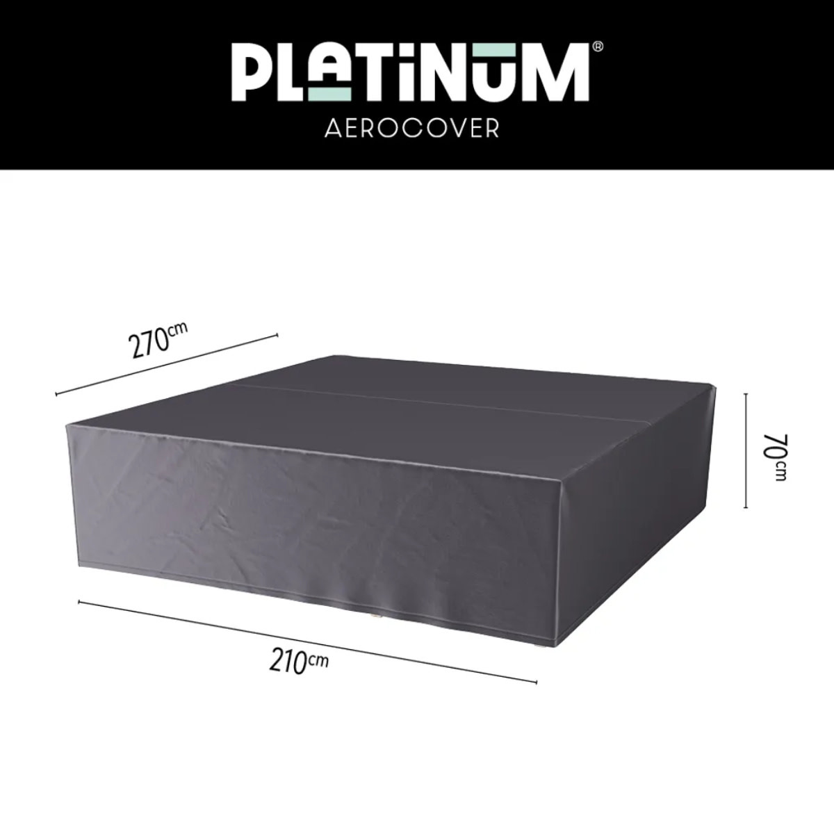 Platinum Aerocover Lounge set cover 270x210xH70 art.7938