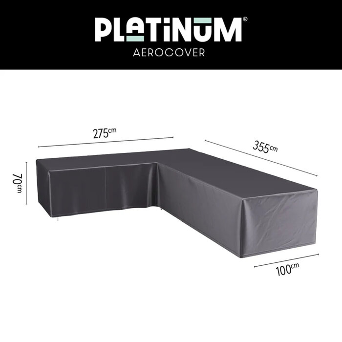 Platinum Aerocover Lounge cover L 355x275x100xH70 Left art.7948