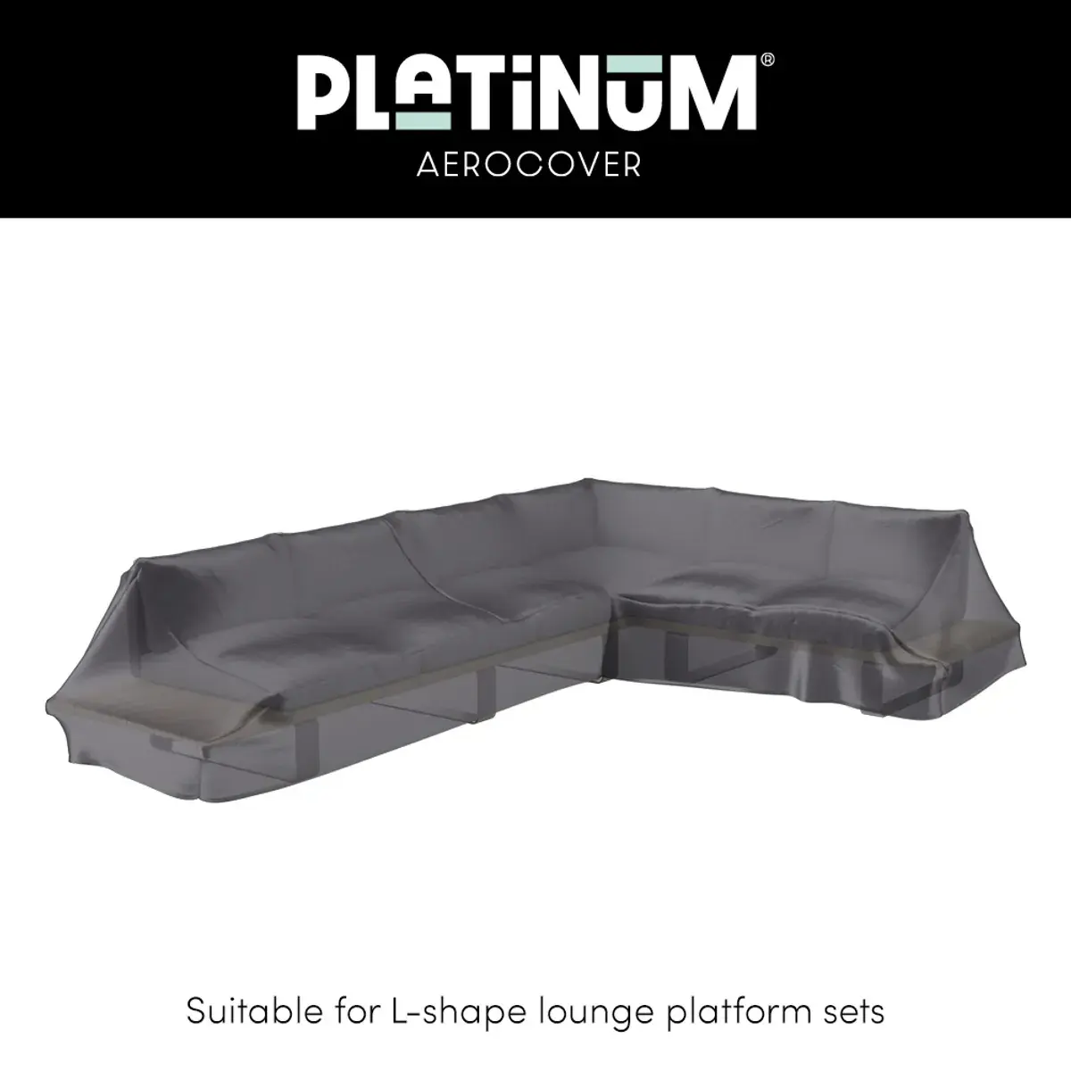AeroCover Lounge set platform cover right 350x275x90xH30-45-70cm art.7885