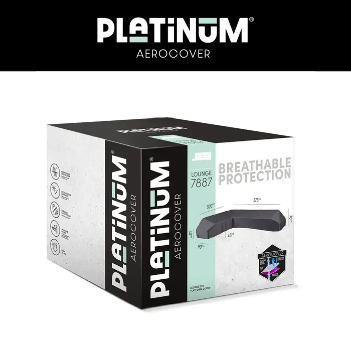 Aerocover Platinum  Aerocover Lounge platform cover 375x300x90xH30/45/70 Left art.7887