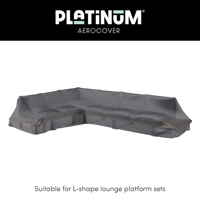 Aerocover Platinum  Aerocover Lounge platform cover 375x300x90xH30/45/70 Left art.7887