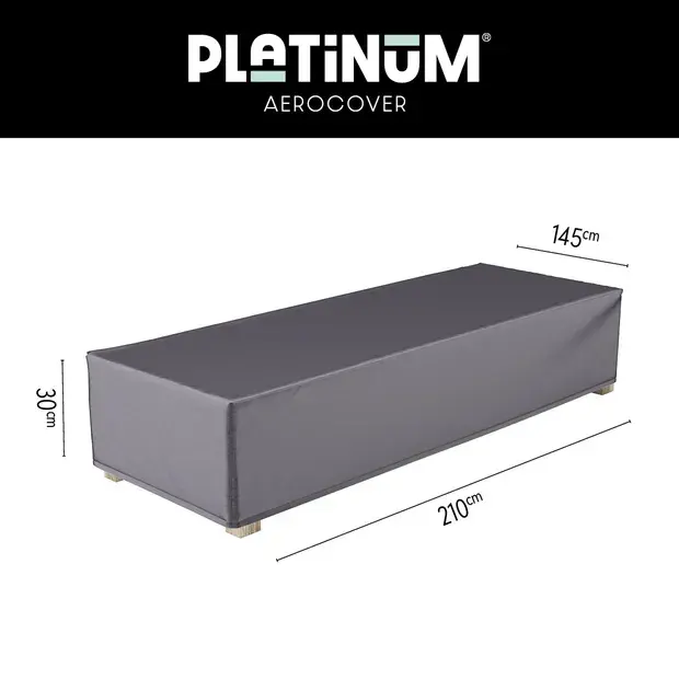 Platinum Aerocover Loungebed cover 210x145x30 art.7989