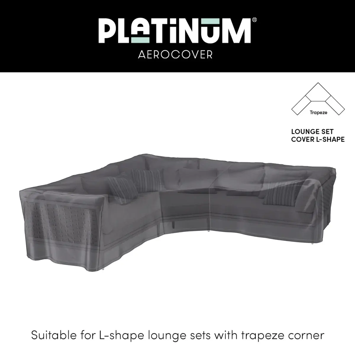 Platinum  Aerocover Lounge cover L/ Trapeze 300x300x100xH70 art.7952