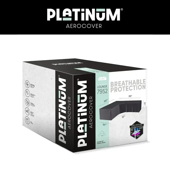 Aerocover Platinum  Aerocover Lounge cover L/ Trapeze 300x300x100xH70 art.7952