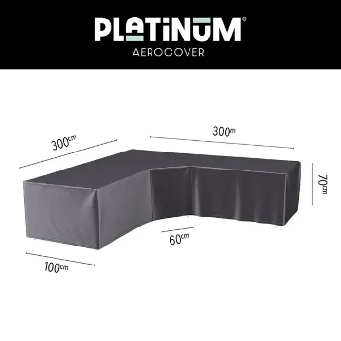 Aerocover Platinum  Aerocover Lounge cover L/ Trapeze 300x300x100xH70 art.7952