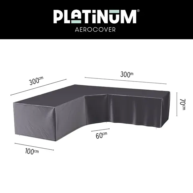 Platinum  Aerocover Lounge cover L/ Trapeze 300x300x100xH70 art.7952