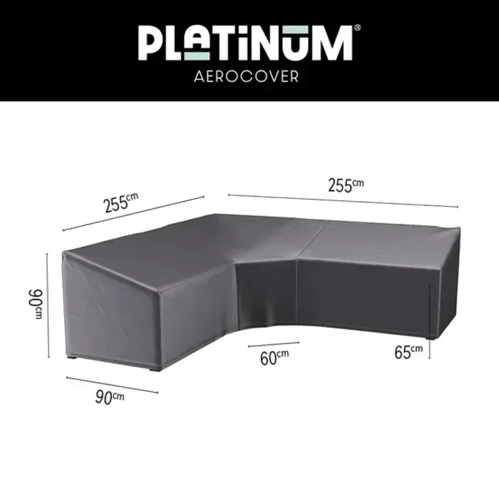 Aerocover Platinum  Aerocover Lounge cover L/Trapeze 255x255x90xH65/90 HB art.7955