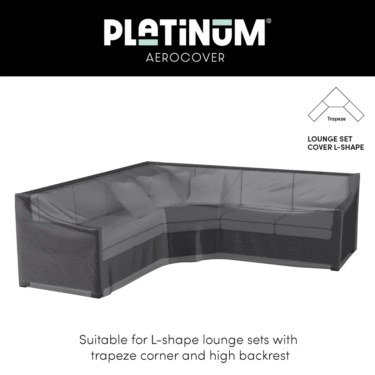 Platinum  Aerocover Lounge cover L/Trapeze 255x255x90xH65/90 HB art.7955