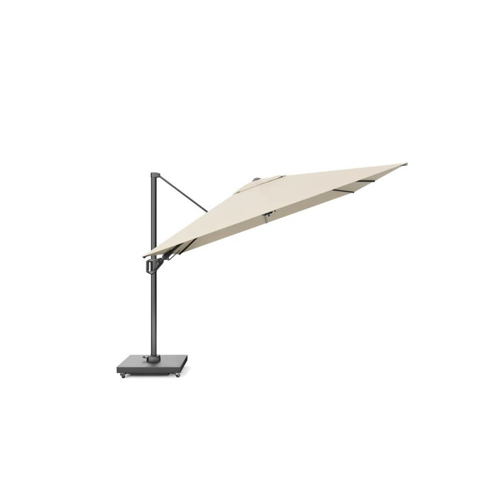 Platinum Platinum Challenger T2 PREMIUM free arm parasol -  3x3 - dark grey frame frame - Champagne fabric
