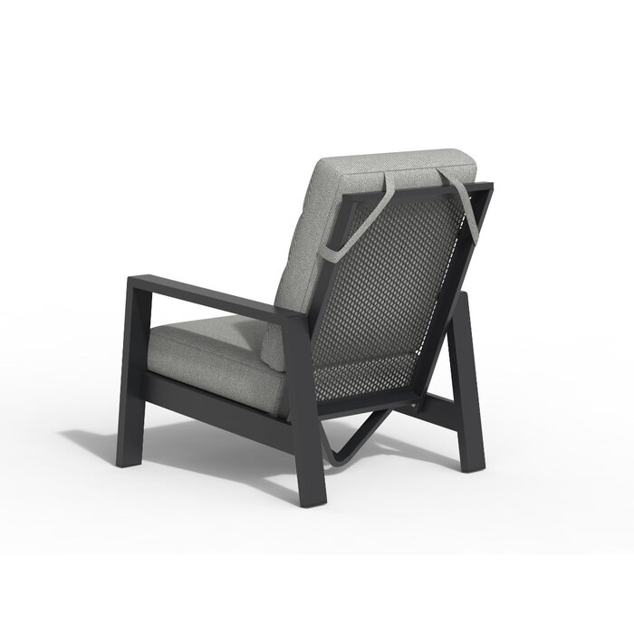 Tierra Outdoor Tierra Outdoor Queens Lounge Chair Grey -Charcoal Grey cushions - TO-6711