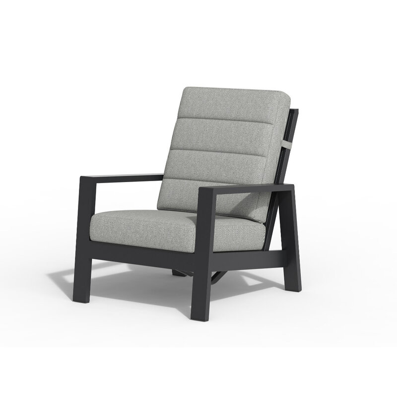 Tierra Outdoor Tierra Outdoor Queens Lounge Chair Grey -Charcoal Grey cushions - TO-6711