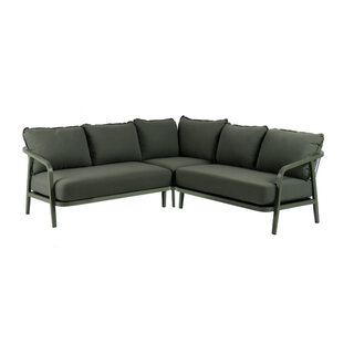 Tierra Outdoor Tierra Outdoor Pep Loungeset DARK GREEN 3-delig, zonder tafel